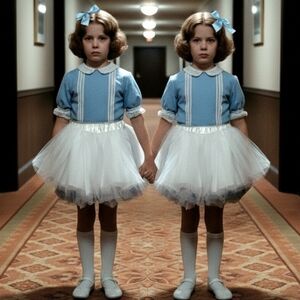 Halloween Creatology kids white crinoline poofy Tutu skirt bundle 3-8yrs NWT